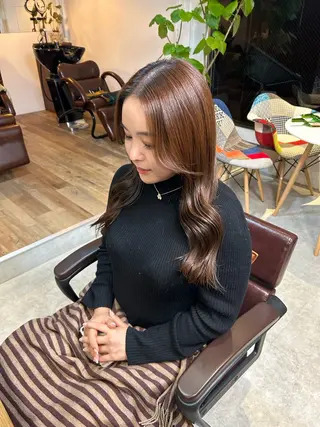 ロング 🔴CURIO キュリオ/南船場🔴のヘアスタイル