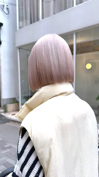ショート カラー ハイトーン特化サロン 代表 中谷蓮のヘアスタイル