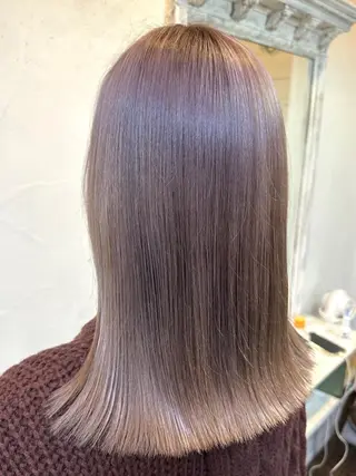 カラー ミディアム Babylone hair&makeのヘアスタイル