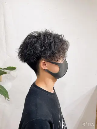 ショート メンズ かんばら りょーいのヘアスタイル
