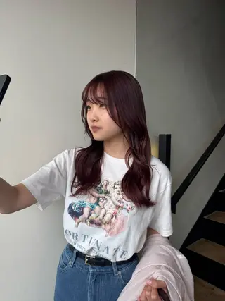 ロング カラー 詩音 ／札幌美容師のヘアスタイル