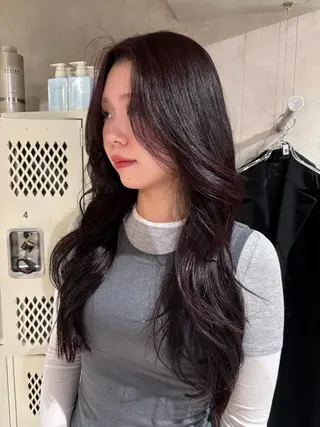 カラー 透明感カラー/海外風 レイヤー/mao🗽のヘアスタイル