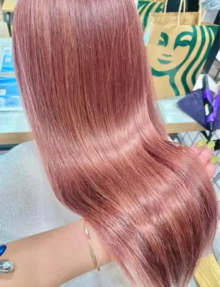 セミロング カラー ハイトーンレイヤー 吉祥寺/nana🎀のヘアスタイル