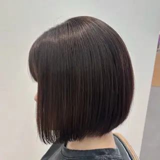 ショート ✨縮毛矯正/ ツヤ感カラー/うみ✨のヘアスタイル