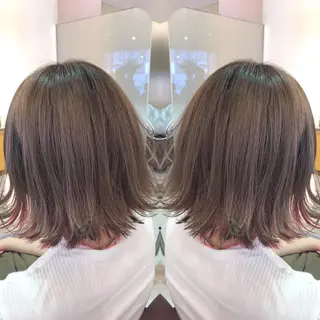 ショート カラー 青木 茂樹⭐️ 透明感カラーのヘアスタイル