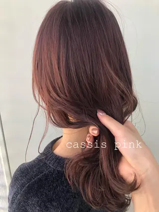 セミロング カラー ヘアアレンジ NANA/trend style🕊🍑のヘアスタイル