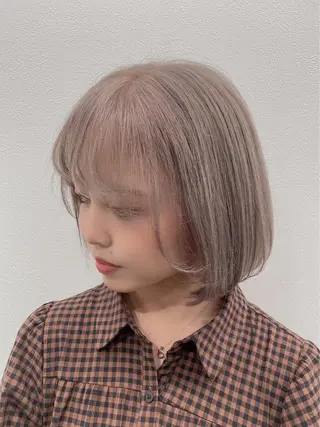 ミディアム カラー パーマ ヘアアレンジ メンズ キッズ ネイル マツエク・マツパ 🫧渋谷美容師 たくみ🫧のヘアスタイル