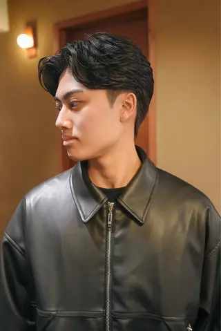 パーマ メンズ メンズ似合わせ タチカワユウキのヘアスタイル