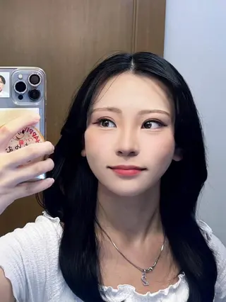 セミロング カラー chic channel伊藤のヘアスタイル