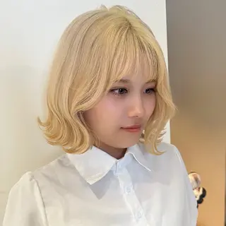 ミディアム 上品モテハイトーン chiakiのヘアスタイル