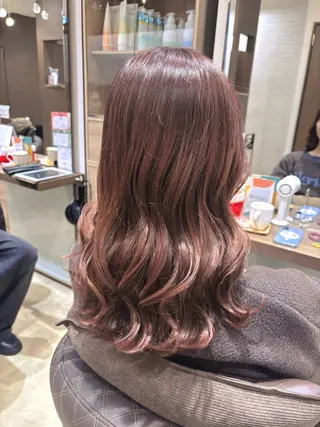 セミロング Aimi🎀 浦安/じゅわっと暖色のヘアスタイル