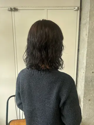 ミディアム 伊藤ほのか/パーマ /酸性ストレートのヘアスタイル