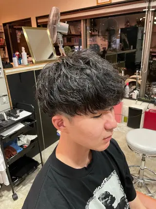 ショート パーマ ZAZA rubik所属・此島 雄聖のヘアスタイル