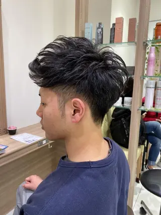 ショート メンズ パーマ カラー特化🔥中村 和貴<Ash津田沼>のヘアスタイル