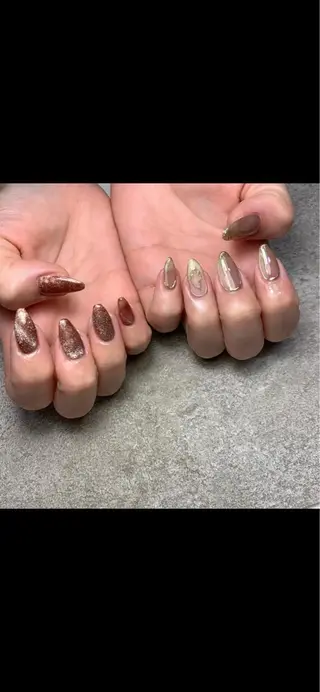 ロング shandy nailのネイルデザイン