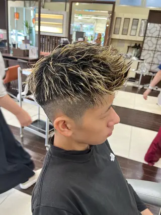 ショート カラー パーマ メンズ 🧊メンズ特化🧊 高木航希のヘアスタイル