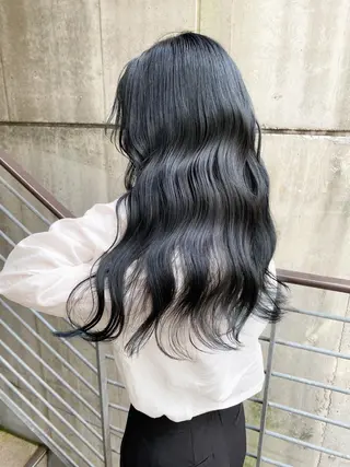 セミロング カラー ness🎖️ カミカリスマ受賞のヘアスタイル