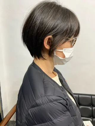 ショート カラー パーマ ヘアアレンジ ショートカット fropeのヘアスタイル