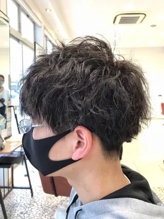 ショート パーマ 中野 克也のヘアスタイル