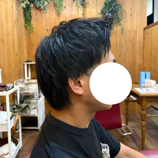 ショート メンズ 足立 千咲のヘアスタイル