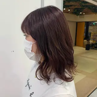 セミロング カラー ヘアアレンジ 完全💗マンツーマン marinのヘアスタイル