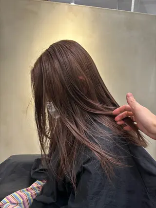 ミディアム カラー 中園康 /カラー/ブリーチのヘアスタイル