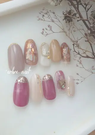 ネイル ＊arbre nail＊.アーブルネイル所属・✯.。 arbre  nail 。✯.のネイルデザイン