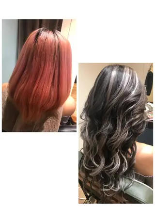 ミディアム カラー Ray hair 春日部のヘアスタイル
