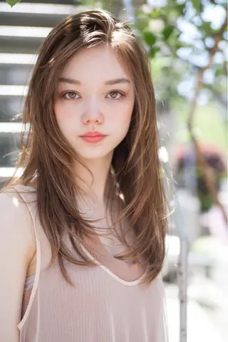 ロング カラー ヘアアレンジ ミニボブ/ブリーチ 🌈MISATOのヘアスタイル