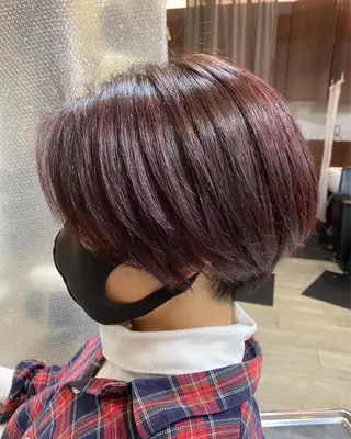ショート カラー メンズ 市川 博紀 店長のヘアスタイル
