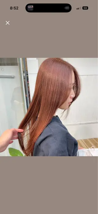 ロング カラー 盛れる艶カラー× レイヤーカット/咲来のヘアスタイル