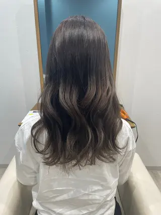 ロング カラー 小武海 俊太のヘアスタイル