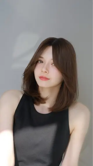 ミディアム ボブ🌿さち COA GINZAのヘアスタイル