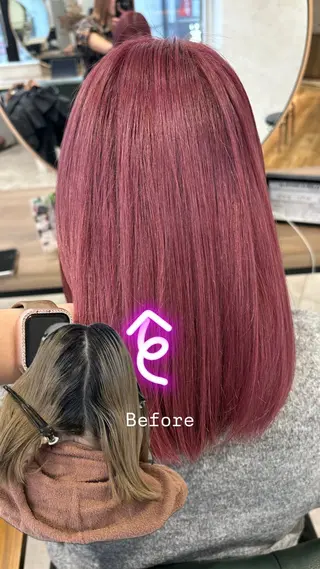 カラー 🧸艶ブリーチ/深み カラー🌺Noa🌺のヘアスタイル