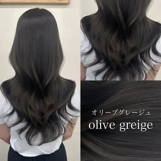 ロング カラー 似合わせレイヤーカッ ト🩶瀧本美咲のヘアスタイル