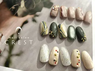 ネイル CREST(天王寺) 吉美 yoshimiのネイルデザイン