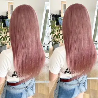 ロング ケアブリーチ 黒瀬有汰のヘアスタイル