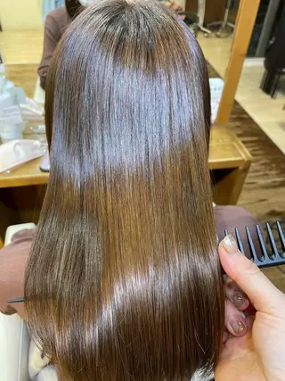 セミロング 山木 裕子のヘアスタイル