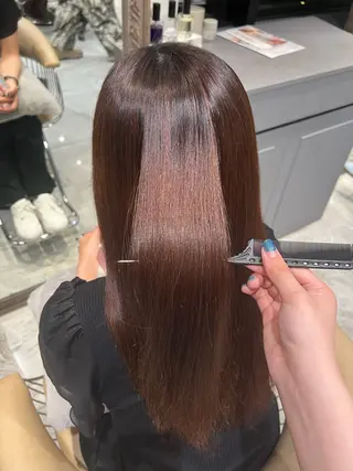 ロング あさひ/透明感 ／ハイトーンのヘアスタイル