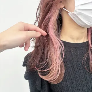 セミロング 【ハイライト】 YUYAのヘアスタイル