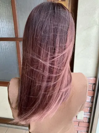 ロング カラー パーマ ヘアアレンジ メンズ キッズ ネイル マツエク・マツパ 🌈髪質改善・美髪矯 正・平野瀬乃🌈のヘアスタイル
