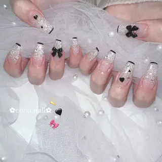 ネイル lili.nail y2k/長さ出しのネイルデザイン