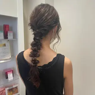 ヘアアレンジ 🍪ﾖｼｲﾊﾙﾈ🍪 ﾗﾍﾞﾝﾀﾞｰｶﾗｰのヘアスタイル