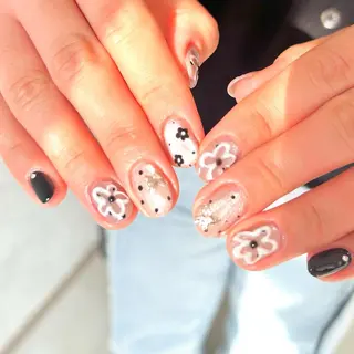 ショート maninail moekoのネイルデザイン