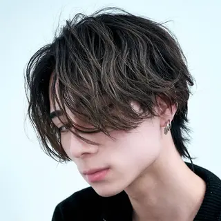 パーマ メンズ 【メンズ特化⚡️】 曲がる矯正/千原涼麻のヘアスタイル