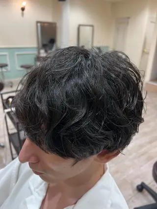 パーマ メンズ 新越谷noble店長 松本拓也▶◀*.のヘアスタイル