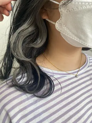 セミロング カラー ヒラノホナミ 🫧透ける艶髪🫧のヘアスタイル