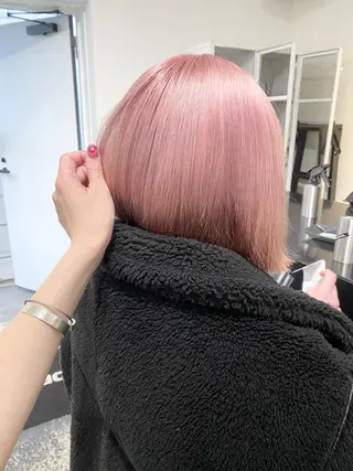 カラー サイレント美容師 アイリィのヘアスタイル
