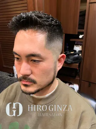 ショート パーマ 羽木 隆徒のヘアスタイル