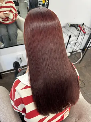 ロング カラー ruen+所属・髪質改善/ブリーチ/ 縮毛矯正/Shoyoのヘアスタイル